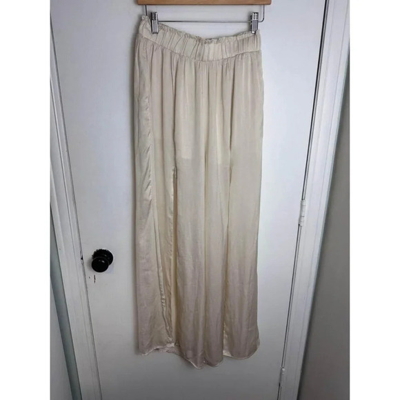 Split Front high Rise Pants with built in shorts size large #0922 - Picture 1 of 7